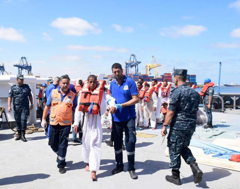Egypt: Rescue of 30 People from an Illegal Immigration Boat