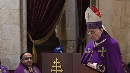 Patriarch Raï: The Council is an Electoral Assembly, and We Rely on Berri's Wisdom