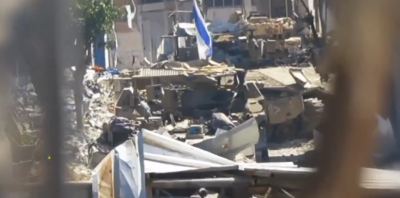 Title: "Saraya al-Quds Targets Israeli 'Tiger' Vehicle"
