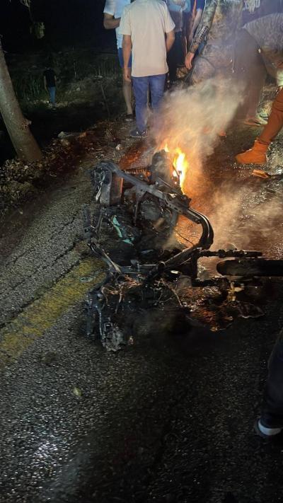 Video: One Dead and One Wounded in Israeli Drone Strike on Motorcycle in Mansouri