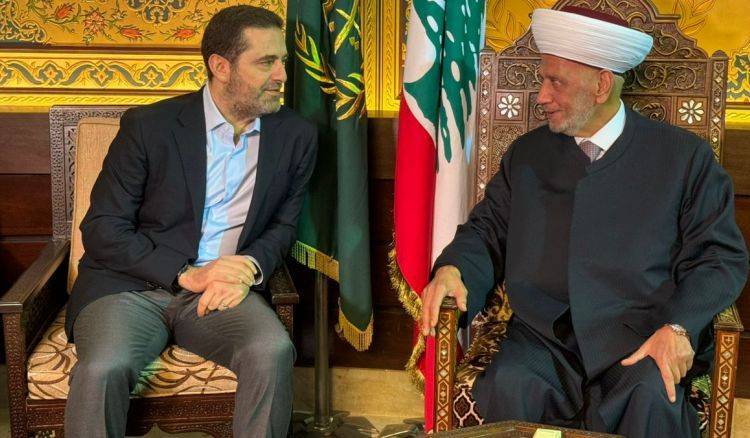 Deryan After Meeting Hariri: The Dar Al-Fatwa Is Committed to All Its Sons