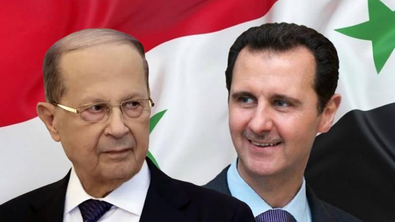 President Aoun Arrives in Syria to Meet President Assad