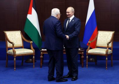 Putin Meets Abbas: We Are Following the Humanitarian Catastrophe in Palestine with Pain