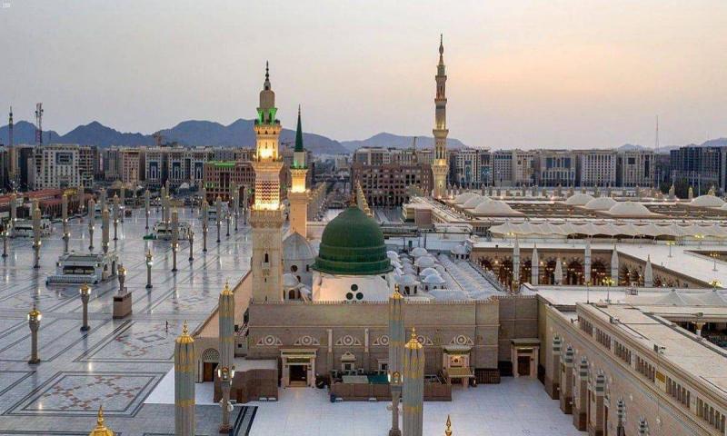 250 Umbrellas Designed Specifically for the Prophet's Mosque
