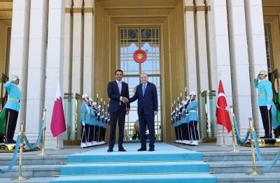 Qatar's Emir Arrives in Ankara for Work Visit