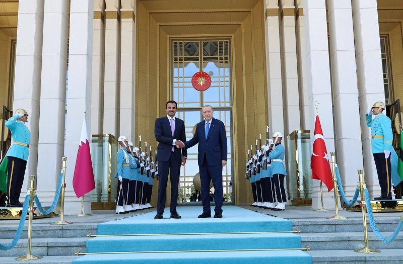 Qatar's Emir Arrives in Ankara for Work Visit