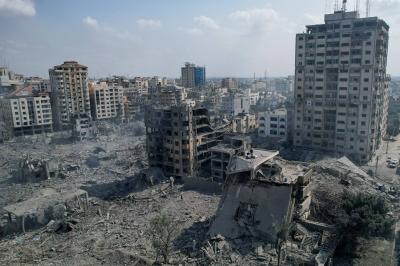 Israel Continues Bombing Gaza in Response to Hamas's Sudden Attack