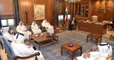 Qatari Delegation in Beirut Seeking Insights for "Rescue Initiative"