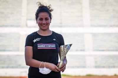 Title: Two New Records Set in Athletics Meet
