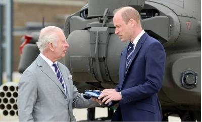 King Charles Transfers Military Rank to Prince William