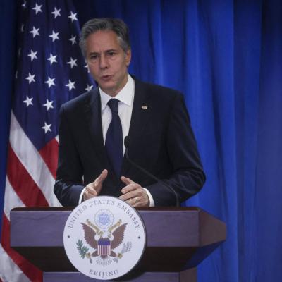 Blinken: We Rely on a Strategy of Deterrence, Pressure, and Diplomacy with Iran