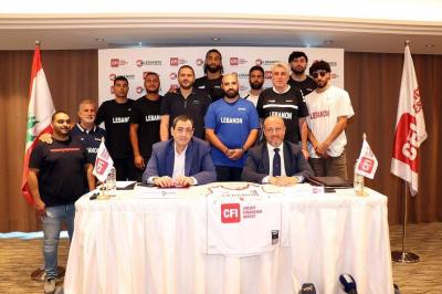 Signing of a Sponsorship Agreement between the Lebanese Basketball Federation and "CFI" for Four Years