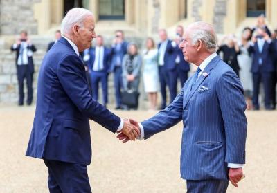 Biden Meets Sunak and King Charles Before NATO Summit