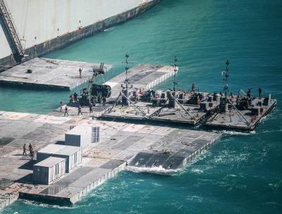 U.S. Military Considers Moving Floating Dock from Gaza to Israel