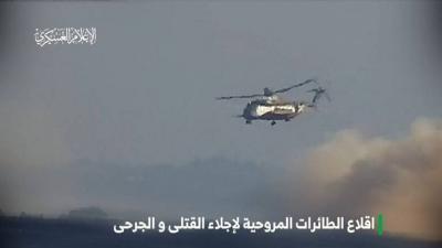 "Al-Qassam" Documents the Targeting of the Netzarim Axis and the Death of Two Soldiers