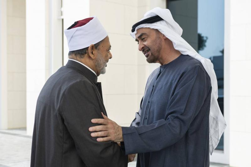 Ben Zayed and the Sheikh of Al-Azhar Discuss 