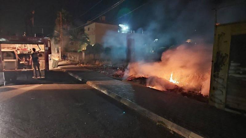 Series of Fires Sweep Lebanese Areas