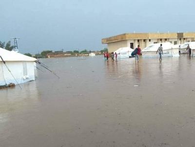 In Sudan.. Floodwaters Inundate Displacement Shelters (Photos)