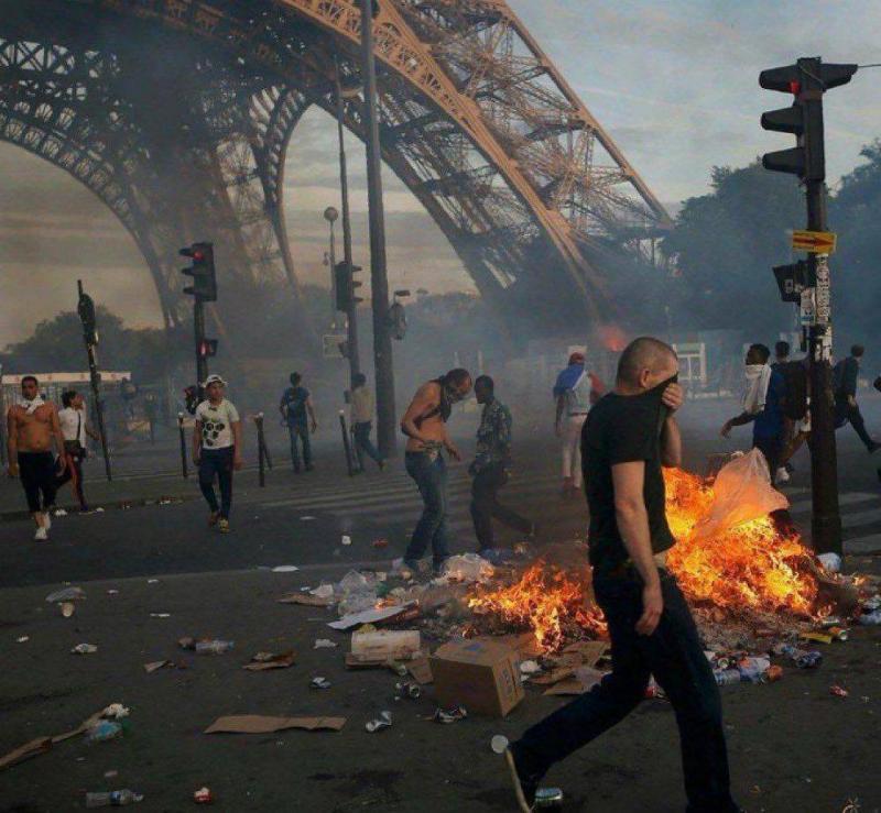 Decrease in the Intensity of Clashes in France.. Over Two Thousand Arrests