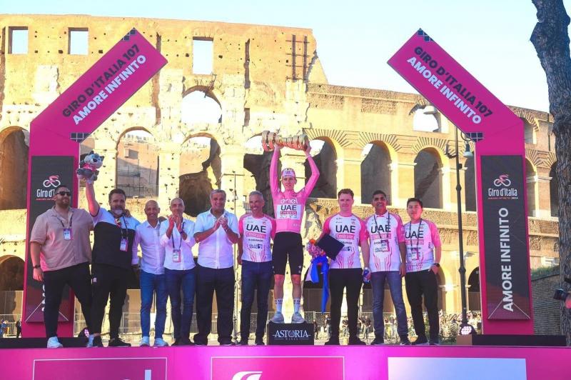 Emirates Cycling Team Wins Giro d'Italia 2024 Title