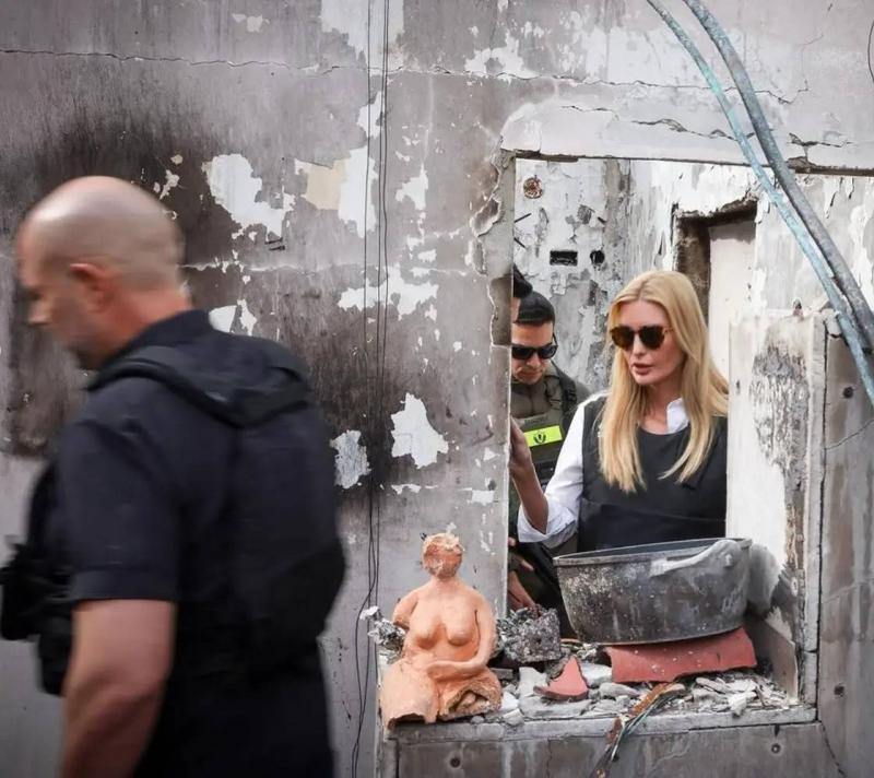 Ivanka Trump and Her Husband One Kilometer from Gaza Battles