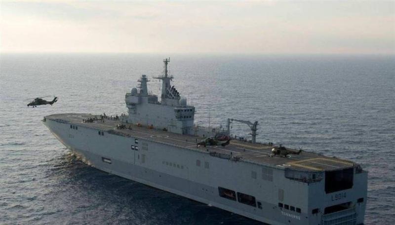 Title: French Warship Arrives in Egypt
