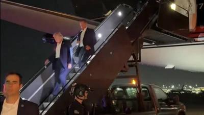 Title: After Leaving the Hospital, Trump Heads to His Summer Resort in New Jersey (Video)