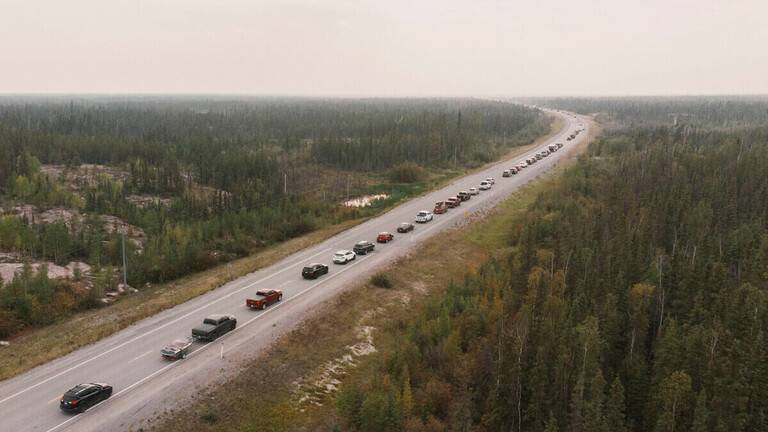 Wildfires Turn Canadian City into 