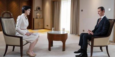 Assad to Chinese CCTV: The War in Syria is Not Over, and I Value Reconciliation Efforts