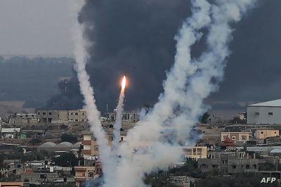 Fire Belts Surround Gaza.. Threat to Bomb Hospital Housing 14,000 Displaced