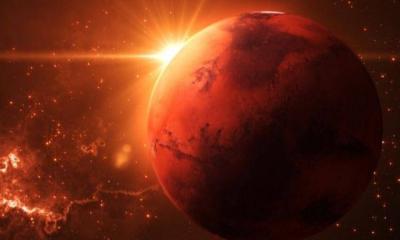 Mars Hides Behind the Sun for Two Weeks