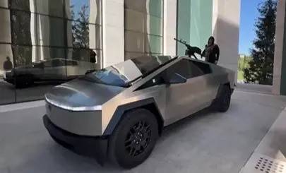 Chechen President Drives Tesla 