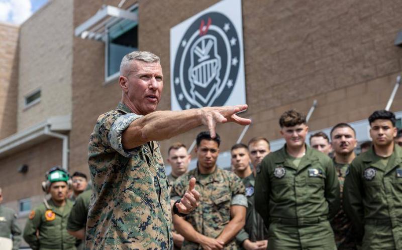 U.S. Marine Corps Commander in Hospital: Injury or Heart Attack?