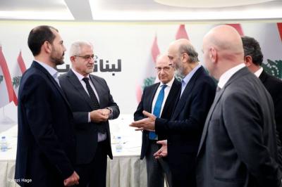 بعد لقائه جعجع... 