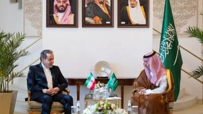 وزير الخارجية السعودي ونظيره الإيراني يبحثان في ‏الرياض التطورات بالمنطقة