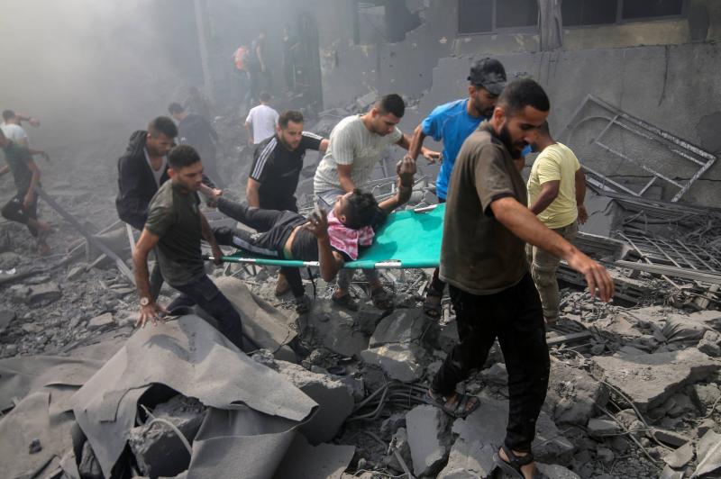 A Bloody Day in Gaza: Hundreds Killed in Hospital Airstrike