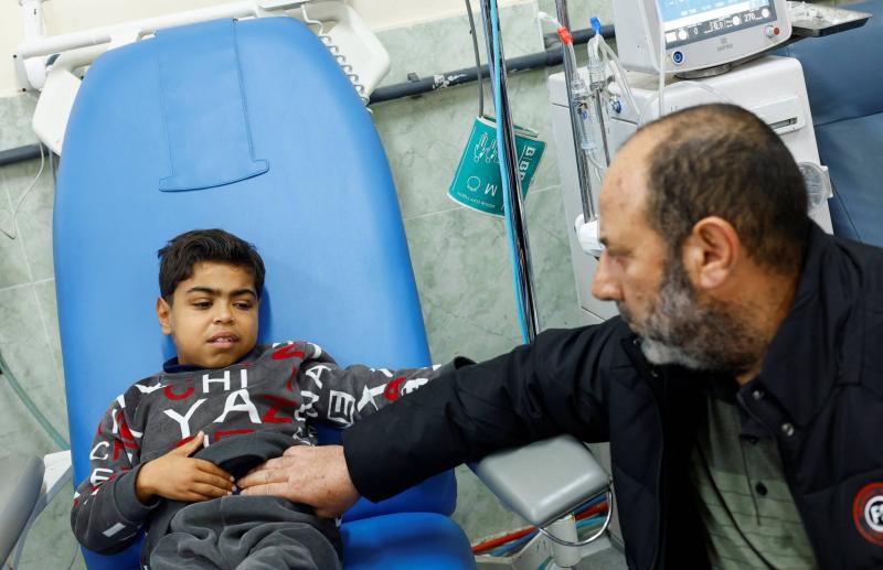 Title: Kidney Pain and Isolation: A Child from Gaza Fears He May Never See His Family Again