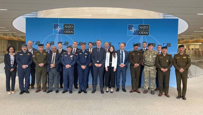 Iraqi Military Delegation at NATO Headquarters