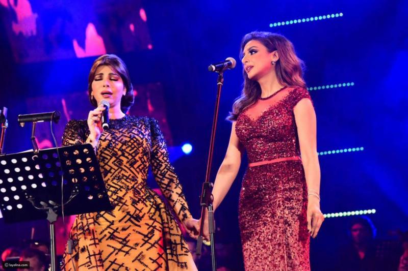 Angham and Assala Discuss Their Dispute Face to Face (Video)
