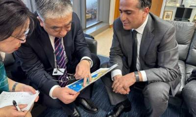 Hamieh Meets with a Chinese Delegation in Britain