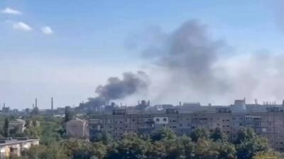 Fire Breaks Out at Ukraine's Largest Mining and Metallurgy Company