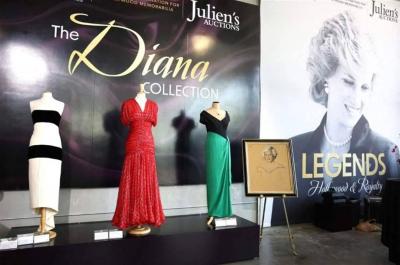 One Million Dollar Price for Princess Diana's Dress at Auction