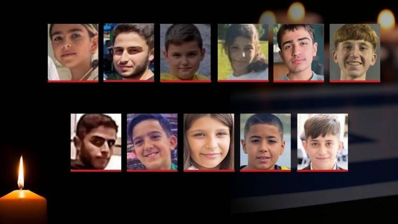 Names of Victims from Majdal Shams Massacre (Photo)
