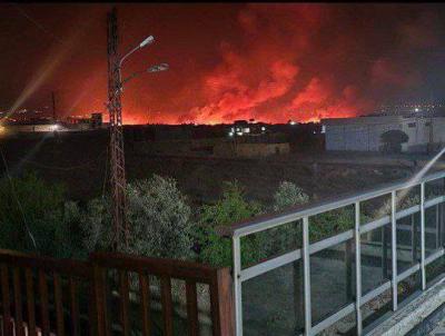 Intense Israeli Strikes on Military Sites near the Lebanese-Syrian Border (Video)