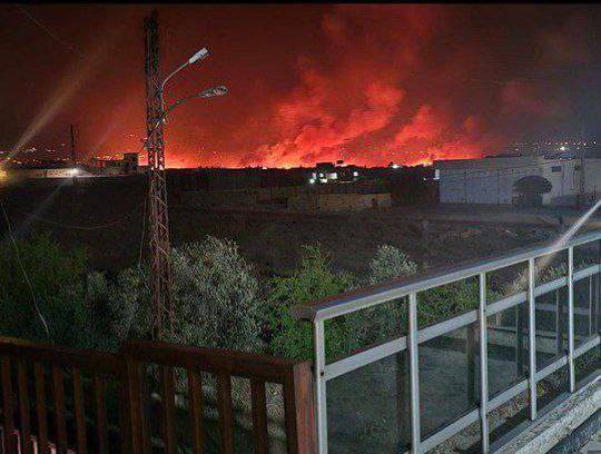 Intense Israeli Strikes on Military Sites near the Lebanese-Syrian Border (Video)