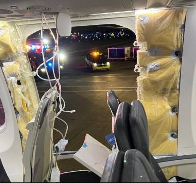 Boeing 737 Max 9 Flight Operations Halted After Cabin Explosion