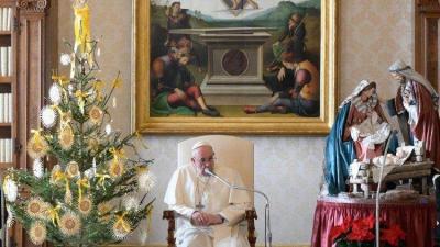 On Christmas Eve, Pope Francis Regrets the "Losing Logic of War" in the Holy Lands