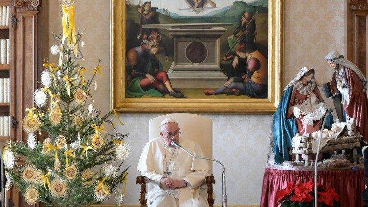 On Christmas Eve, Pope Francis Regrets the 