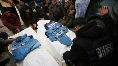 Government Media in Gaza: Increase in Martyr Journalists to 103