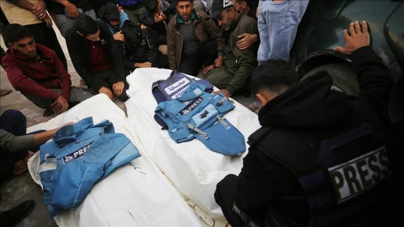 Government Media in Gaza: Increase in Martyr Journalists to 103